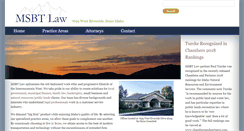 Desktop Screenshot of msbtlaw.com