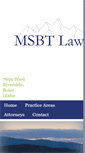 Mobile Screenshot of msbtlaw.com